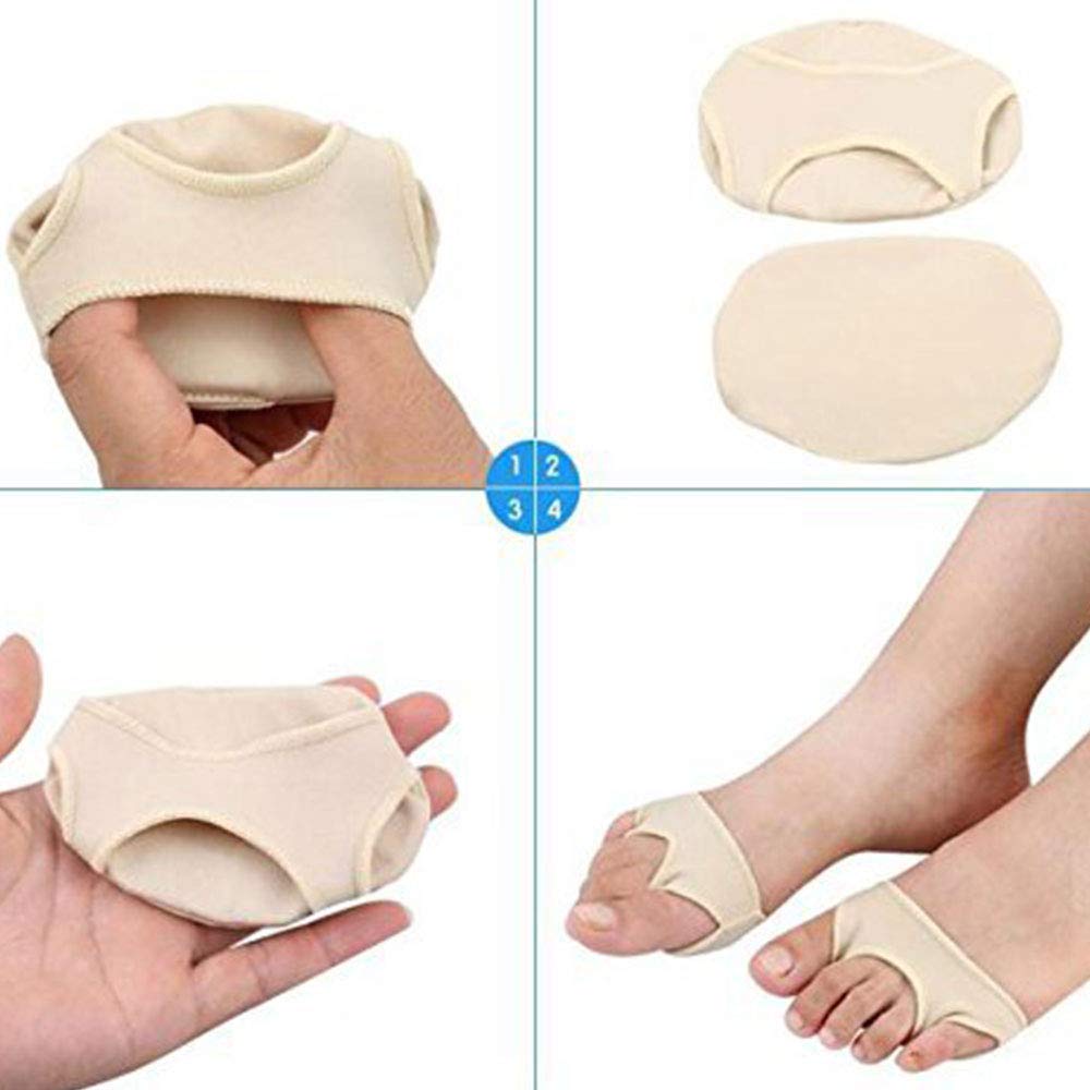 Pedimendtm solette metatarso (2PAIRS) – Metatarsal Orthotics – Dura pelle plantare neuroma di Morton – Supporto per avampiede dolore – cura dei piedi