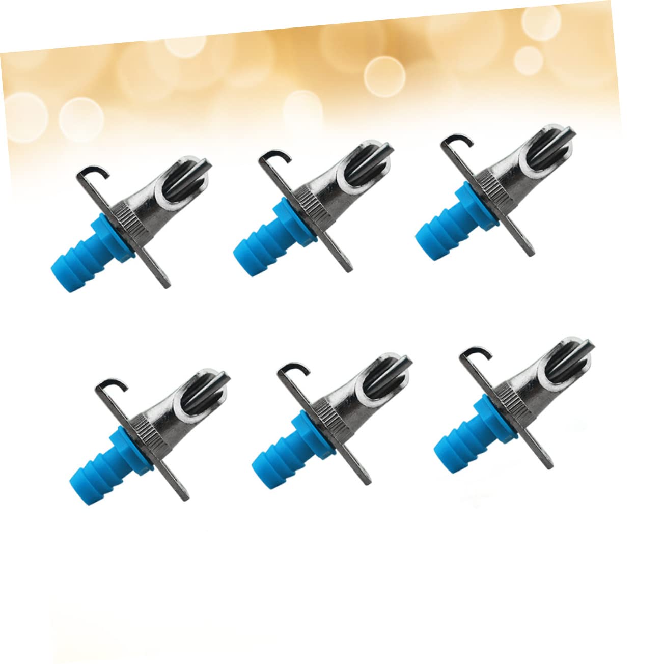 Mipcase 10pcs Set Double Spring Auto Drink Fountain for Rabbits Guinea Pigs Zinc Alloy Material Easy Assembly Random