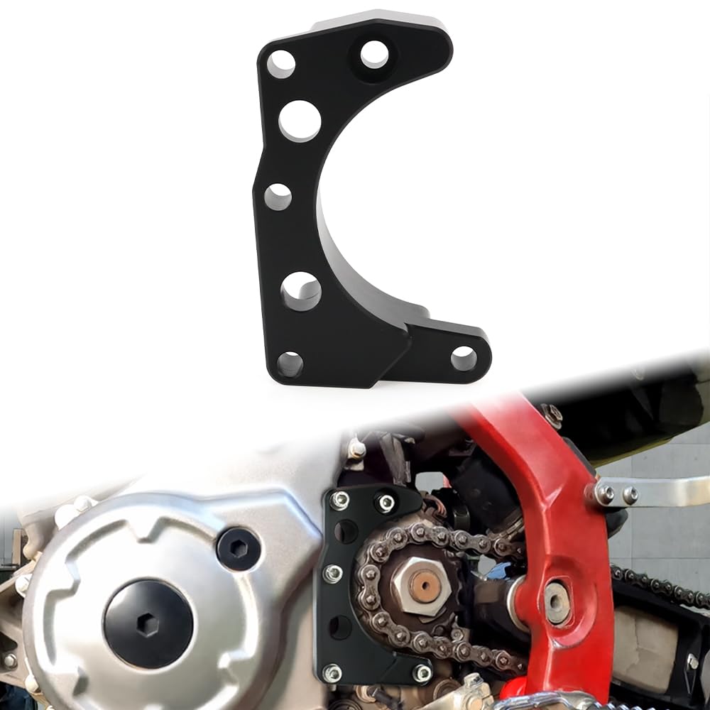 REARACE Chain Cover Engine Case Saver Guard Protection Compatible with Raptor 700 YFM700 2006-2019, Raptor 700R YFM700R 2006-2009 2011-2019