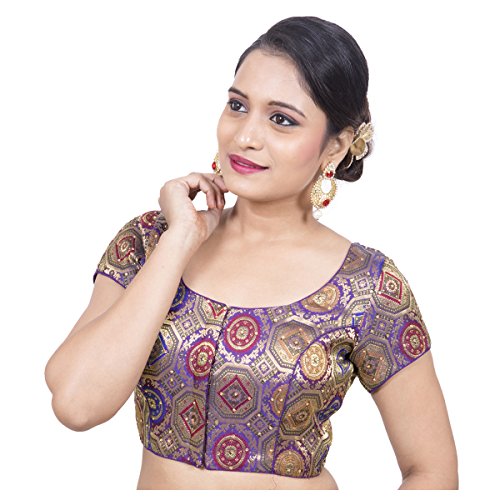 Image of Biyu Being With You Women's Art Silk Saree Blouse