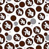 Man Pooping on Toilet Funny Premium Gift Wrap Wrapping Paper Roll