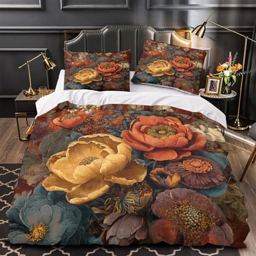 Housse de couette 3D canard king size en microfibre haute densité