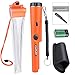 kuman Pinpointer Metal Detector Kit with Multifunctional PVC Waterproof Case and Holster 360Â° Scanning Treasure Hunting Unearthing Tool Accessories Buzzer Vibration Automatic Tuning KW30S