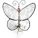 J Devlin NTL 176 Stained Glass Butterfly Night Light Decorative Wall Accent Lite Kitchen Bathroom Bedroom