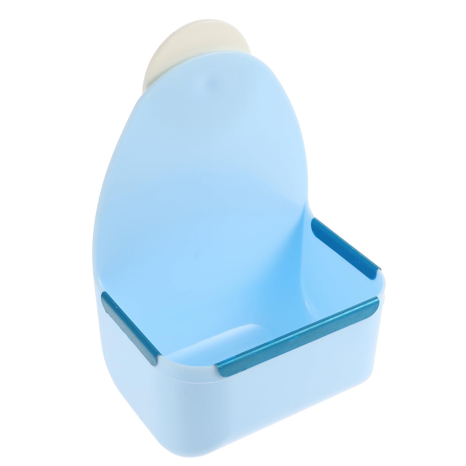 Ciieeo Gamelle Suspendue pour Petits Animaux Bol Alimentaire Anti-Renversement en Plastique Bleu Compatible Lapins Cochons D’Inde et Hamsters Distributeur Nourriture Sécurisé pour