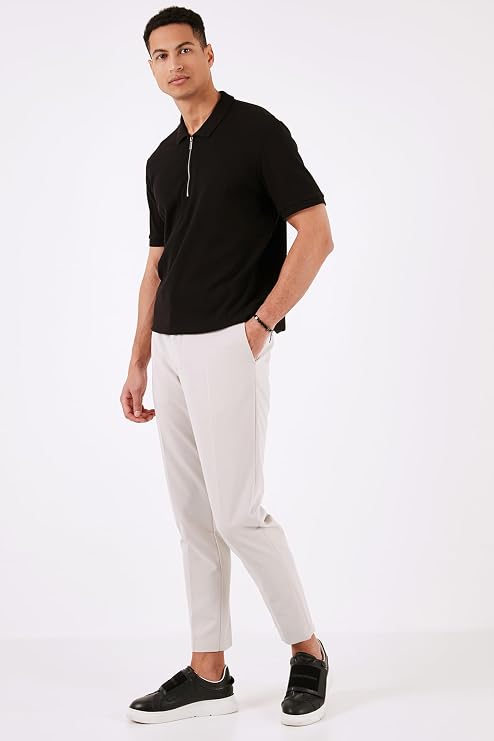 Buratti Pamuklu Regular Fit Yarım Fermuarlı 3'lü Paket Polo Yaka T Shirt Erkek POLO YAKA T SHİRT 5902738S3