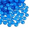 Blinginbox Flatback Rhinestones Round Gems, 288pcs Luminous Series Glass Stones Neon Gems Non Hotfix Crystal Rhinestones for Nail Charms Crafts Clothes Tumblers,New Blue Neon,SS30. #1