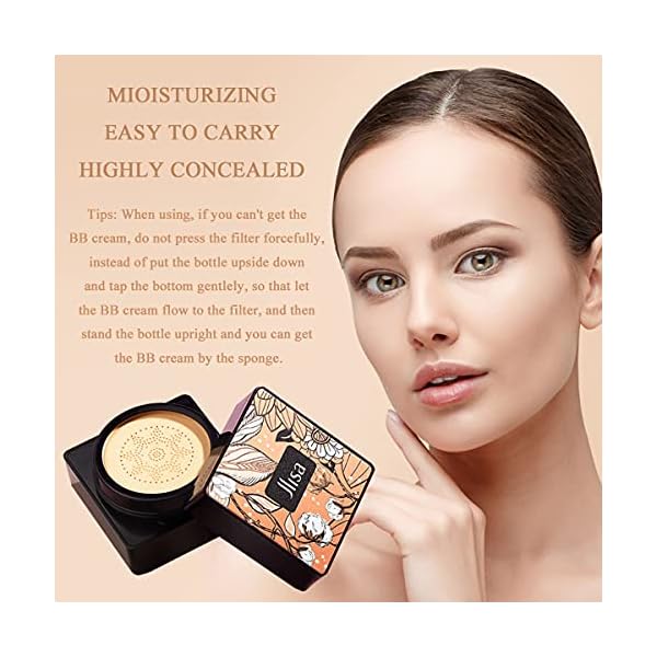 Mushroom-Head-Foundation-Air-Cushion-CC-Cream-Concealer-Long-Lasting-Nude-MakeupOil-ControlLiquid-Foundation-Beauty-Moisturizing-BB-Creamnatural Air Cushion CC Cream Mushroom Head Foundation, SuperThinker Moisturizing BB Cream Makeup Long Lasting Matte Concealer (natural)