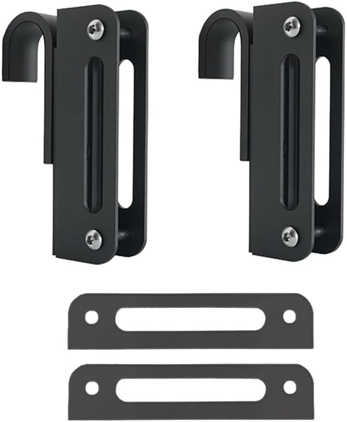 Telescope Hooks for Sliding Library Ladder,2 Packs,Fit Thickness 1-1/4“ Ladder