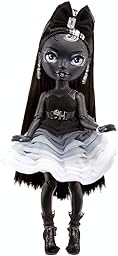 RAINBOW HIGH Serie Shadow High-Shanelle Onyx-Muñeca de Moda en Color Gris con Pelo Negro, Dos Conjuntos y Accesorios-para coleccionar-Edad: a Partir de 6 años, (MGA Entertainment 583554EUC)