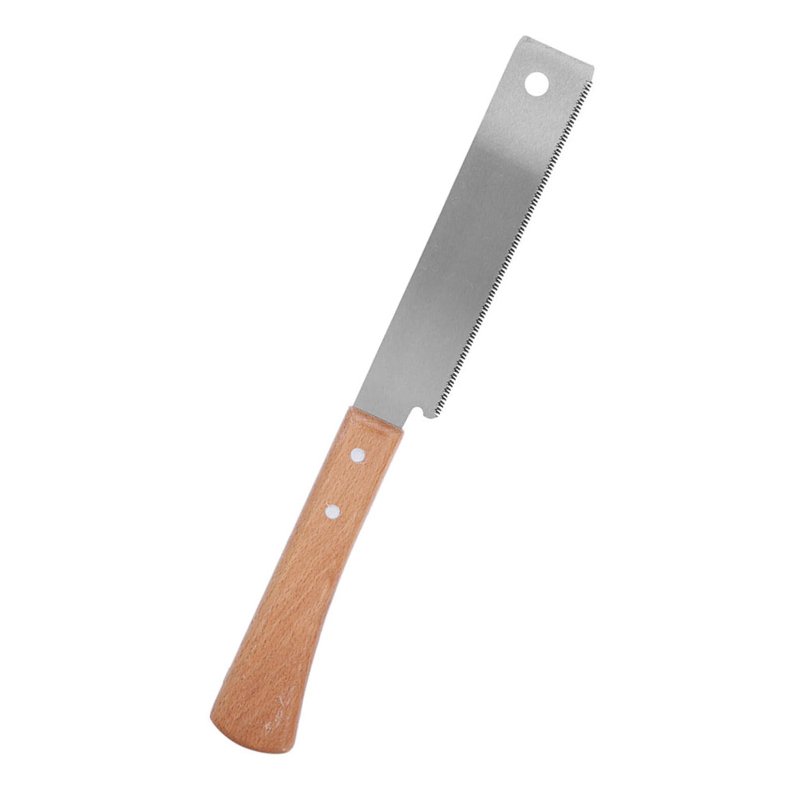 FTVOGUE Sierra de Mano Pequeña con de Madera, Herramienta de Corte Al Ras de 12 Pulgadas, Acero con Alto Contenido de Carbono SK5 para Carpintería Fina, Poda de Jardín y Proyectos de