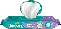Lenços Umedecidos Pampers Aroma de Lavanda 48 Unidades, Pampers