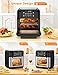 Innsky 10.6 Quart Air Fryer Oven with Rotisserie & Dehydrator, 【Patent & Safety Certs】10-in-1 Air Fryers Toaster Oven Combo, Airfryer Countertop Oven, 6 Accessories, 32+ Recipes, ETL Certified, 1500W