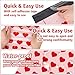 JarThenaAMCS 100Pcs Valentine’s Day Poly Mailers 10 x 13 Inch Red Hearts Packaging Bags Waterproof Self Seal Mailing Envelope Bags for Small Business Boutique Clothing Documents Gifts