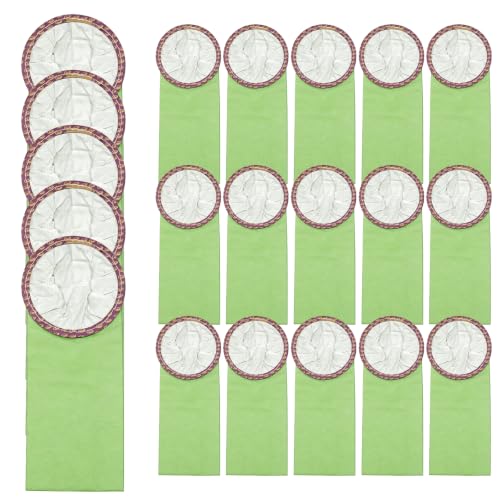 Image of 20 Pack 100431 Fit for ProTeam Backpack Vacuum Bags | Compatible with ProTeam 6 Quart Round Vacuum,For Super QuarterVac, AviationVac,QuietPro BP , ProVac BP