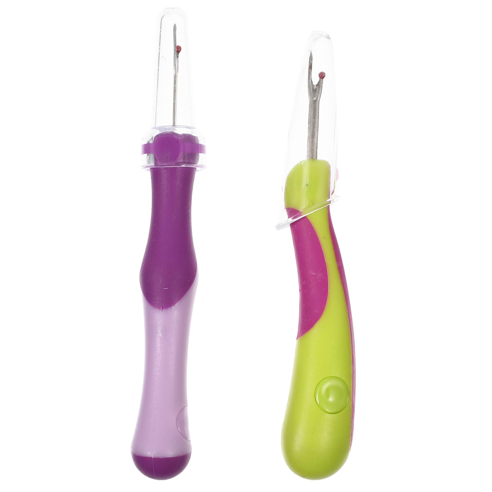 HAPINARY 2pcs Purple Green Seam Rippers Sewing Thread Cutter Kit Embroidery Tools Sewing Remover