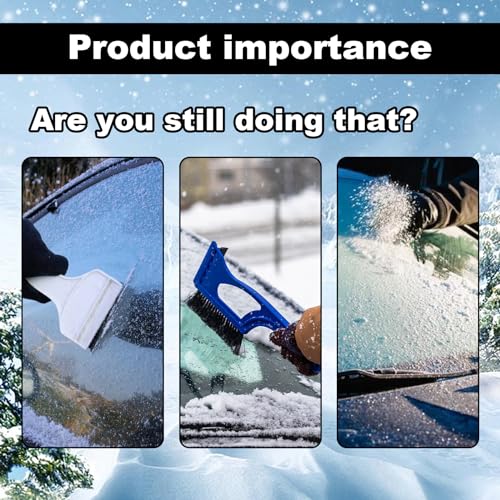Image of 64 x 49 inches Windshield Cover - Best for Ice, Frost & Snow Removal, All-Seasons Windshield Cover Sunshade Protector for Cars Trucks SUV, Mirror Covers Included, Car Accessories(Silver)