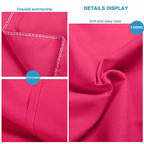 FLXXIE Body Pillow Cover - Super Soft Microfiber 20x54 Body Pillow Case - Envelope Closure, Wrinkle, Stain Resistant Magenta Body Pillow Cover, 20x54, Magenta