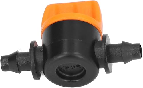 Miniatura 5 de 100 válvulas de agua para tubería, válvula de púas 47 de riego mini válvula de agua de tubería a través de válvula de tubo de nebulización para