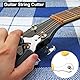 QUARKZMAN 2 Stück Gelb+Weiß Gitarren Saitenwickler Schneidstiftzieher 3 in 1 Multifunktionales Wartungswerkzeug Saitenstegwickler Saitenschneider Stiftzieher für Gitarre Bass Ukulele