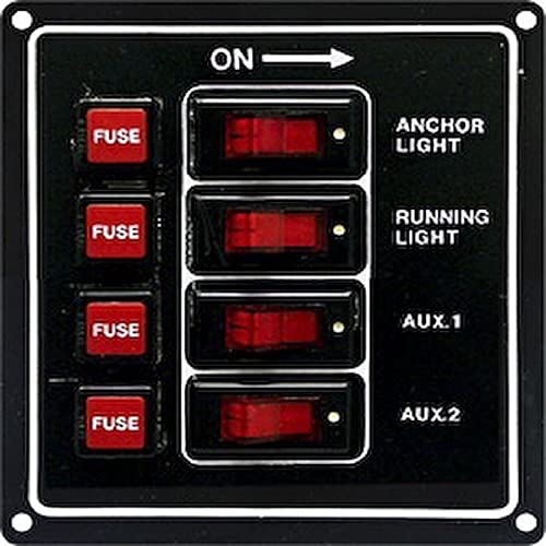 SeaSense Switch Panel 4 Gang by SeaSense Cover