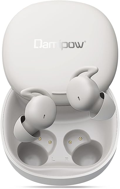 Damipow L29 Sleep Earbuds,Bluetooth Sleep Headphones In Ear, Mini Wireless Earbuds Ultra Soft & Lightweight, USB-C Charging,Built-In Mic for Clear Calls, Help You Fall Asleep Faster and Sleep Better