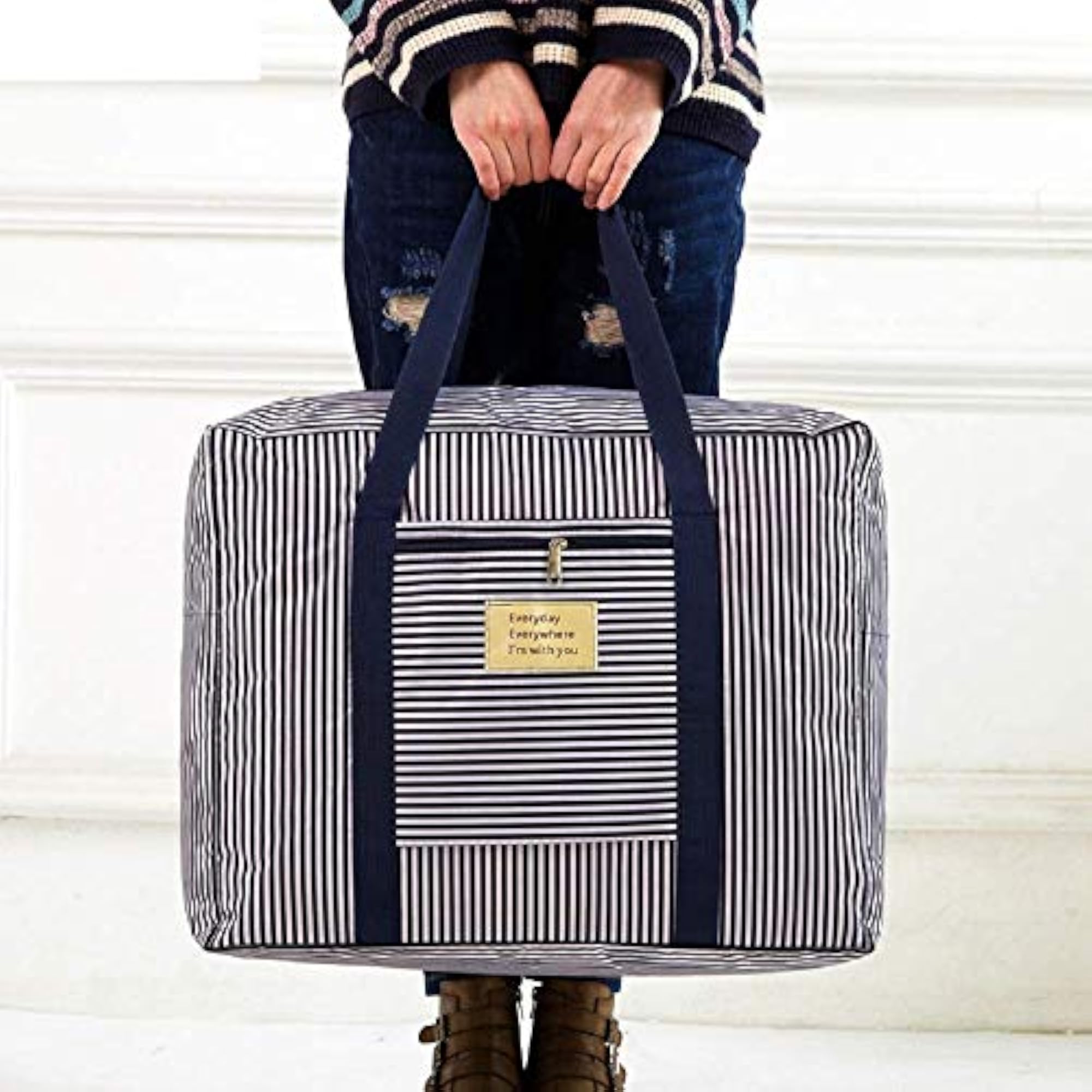 Waterproof Folding Fabric Travel Bag, Lightweight Organizer
