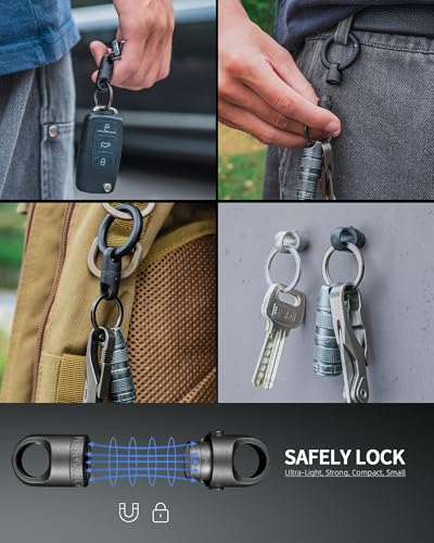Image of FEGVE Magnetic Keychain-Quick Release Keychain Detachable Key Chain