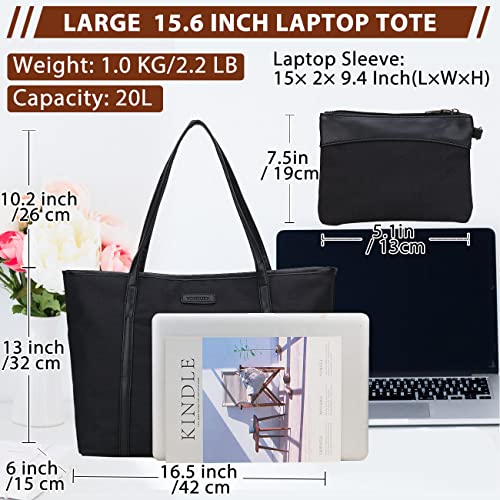 VX VONXURY Laptop Bag for Women,15.6 Inch Work Tote Professional Shoulder Handbag Ideal for Business Office3