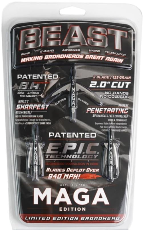 MAGA Edition Beast Broadheads 3pk (2.3 Cut 100 gr)