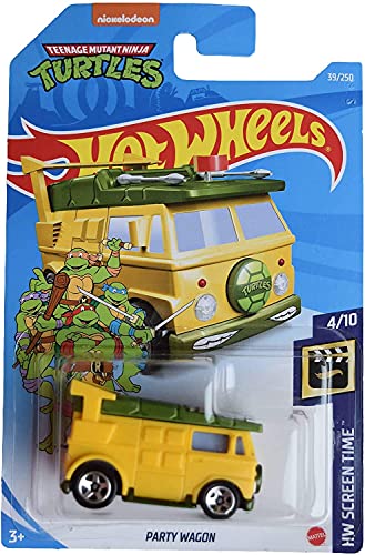 Hot Wheels Party Wagon 1:64 amarillo miniatura 1