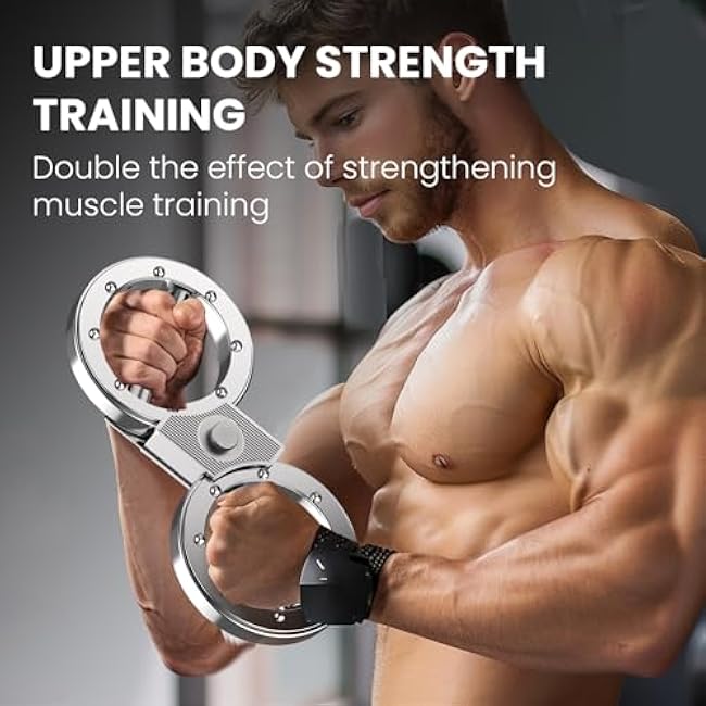 Burn Machine 12LB Hand and Forearm Trainer, Grip Strength Trainer, Resistance Spinning Burn Rotator Machine Trainer for Wrist, Forearm, Shoulder, Strength Training Machine for Home Gym Exercise