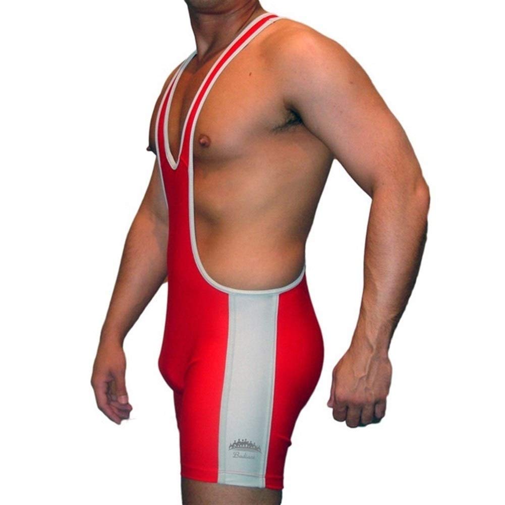Buy Wrestling Singlet,Badiace Low Cut Man Wrestler Leotard Bodywear Gym