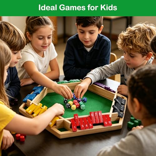 Shut The Box Juego de Mesa Educativo de Madera miniatura 2