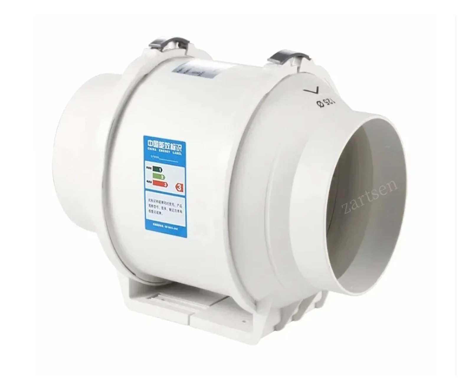 Ventilador de escape, Ventilador de escape for el hogar, silenciador, ventilador conducto en línea, for baño, equipo ventilación, cocina, montaje pared, purificador aire Ve(6 inch 150mm)