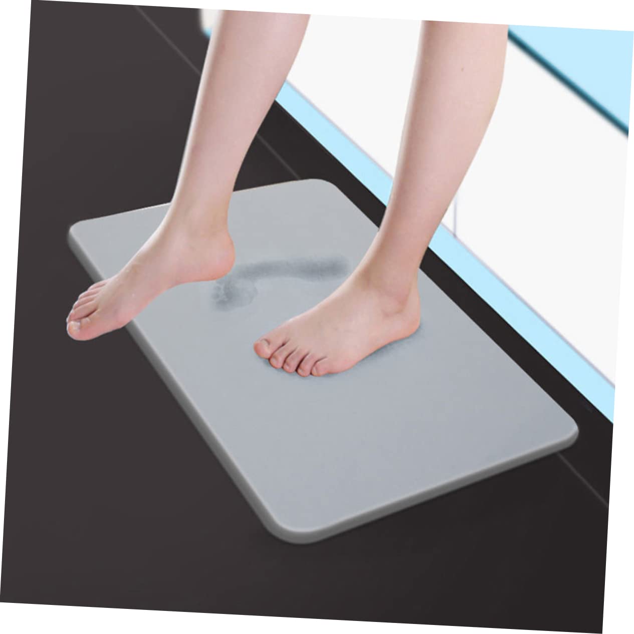 Tapis de Sol pour Salle de Bain Antidérapant en Terre de Diatomée