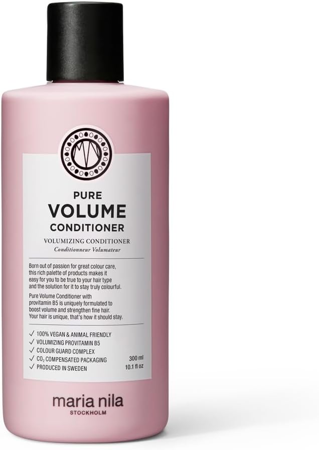 – Pure Volume, Volumizing Conditioner for Thicker Hair, Panthenol/Provitamin B5 Gives Volume to Thin & Fine Hair, 100% Vegan & Sulfate/Paraben free