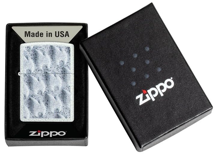 Encendedor Zippo con grabado personalizado diseño Frozen Flames miniatura 3