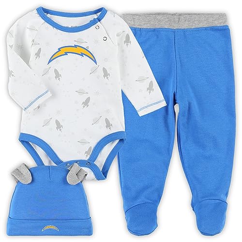 Image of Outerstuff Newborn & Infant/NFL Dream Team Bodysuit Pants & Hat Set