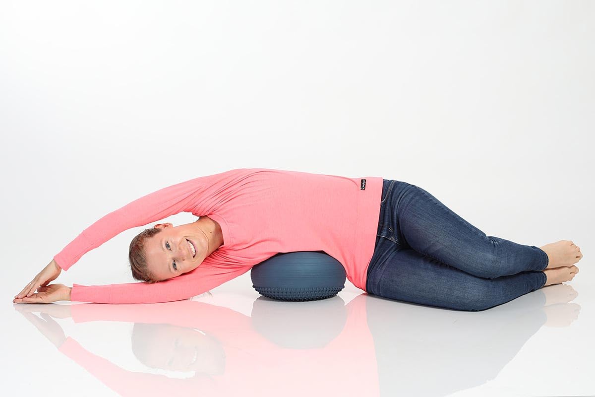 Togu Rückenfreund, Made in Germany, Brust- und Rückendehner, Rückentrainer, Rückenmassagegerät luftgefüllt, stufenlos einstellbar, beidseitig verwendbar