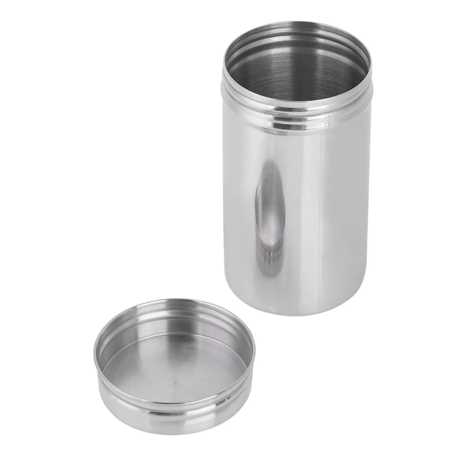 LSNNMU 3pcs Stainless Steel Sealed Storage Jar Portable Tea Coffee Beans Dried Fruit Container Large Tank For Preserving