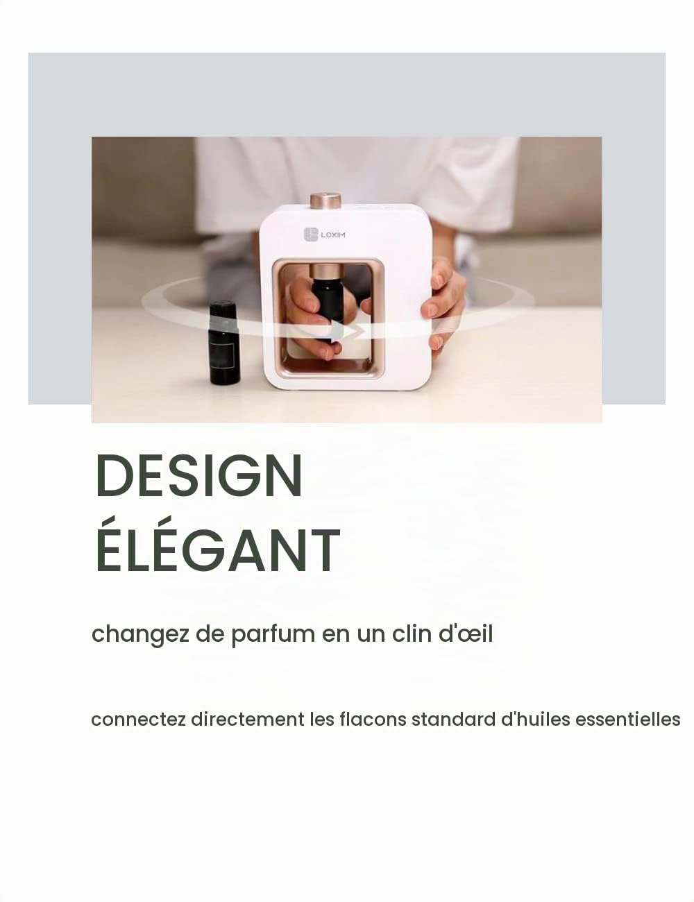 Diffuseur d'aromathérapie - Diffuseurs de qualité professionnelle pour huiles essentielles, technologie de nébulisation