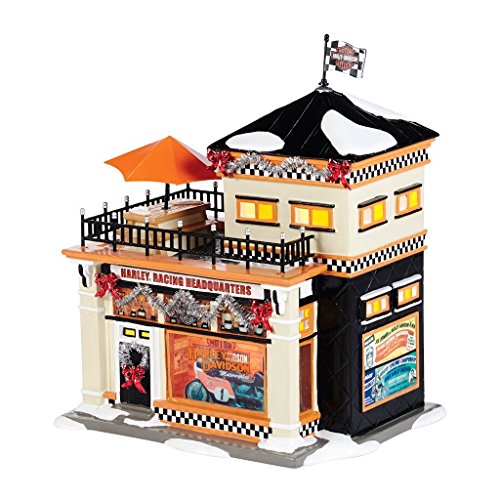 Department 56 HarleyÂ Racing Headquarters Lighted Building (4036563)