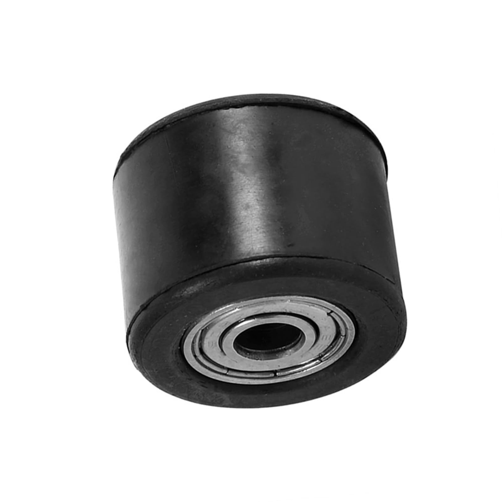 Ausla Tensor de Cadena, Polea de Rodillo de Cadena de Hierro de Caucho de 8 Mm, Guía de Rueda de Rodamiento Resistente, 3,6 Cm de Diámetro Exterior 2,5 Cm de, para Pit Bike Dirt Bike Motocicleta
