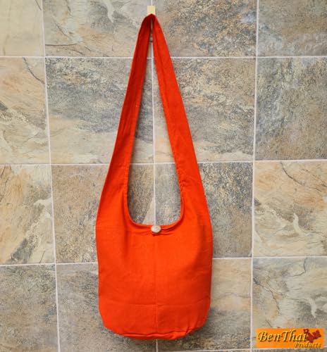 BTP! Thai Monk Buddha Cotton Sling Crossbody Messenger Bag Shlouder Purse Hippie Hobo Medium4