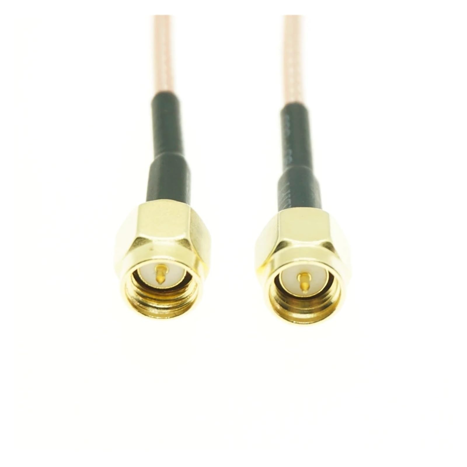 5-100 pièces RG316 SMA mâle à SMA mâle connecteur RF Pigtail Coax antenne Coaxial câble d'extension de cavalier (Color : 10Pcs, Size : 50CM)