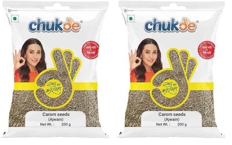 Image of Chukde Ajwain Sabut, Carrom Seeds Whole Spices, 200g (Pack of 2)