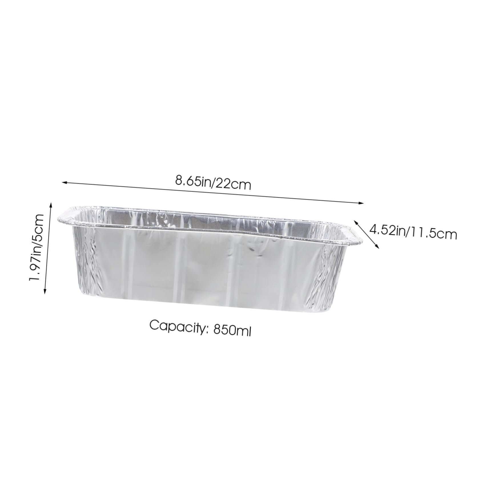 ULTECHNOVO 20 pièces Lot de Barquettes Jetables Aluminium Alimentaire pour Cuisson Moule Gâteau et Biscuits Poêles à Pâtisserie Pratiques pour Maison