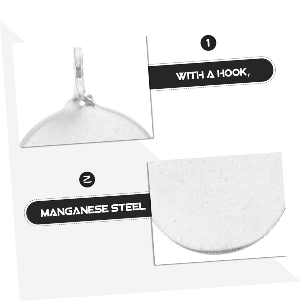 SUPVOX Metal Shooting Range Targets 3pcs Hanging Training Targets for Compact Exercise