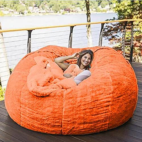 Puff de Piel sintética Suave, Sacos Gigantes para Adultos (sin Relleno)